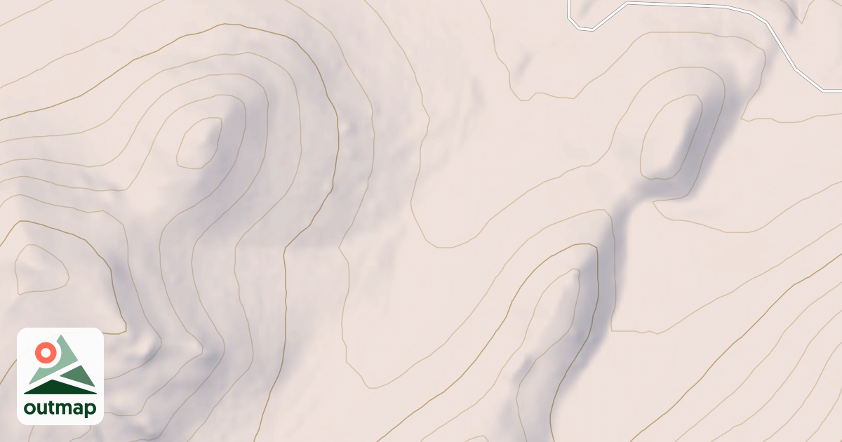 Map of CUSTER PEAK BR 1F