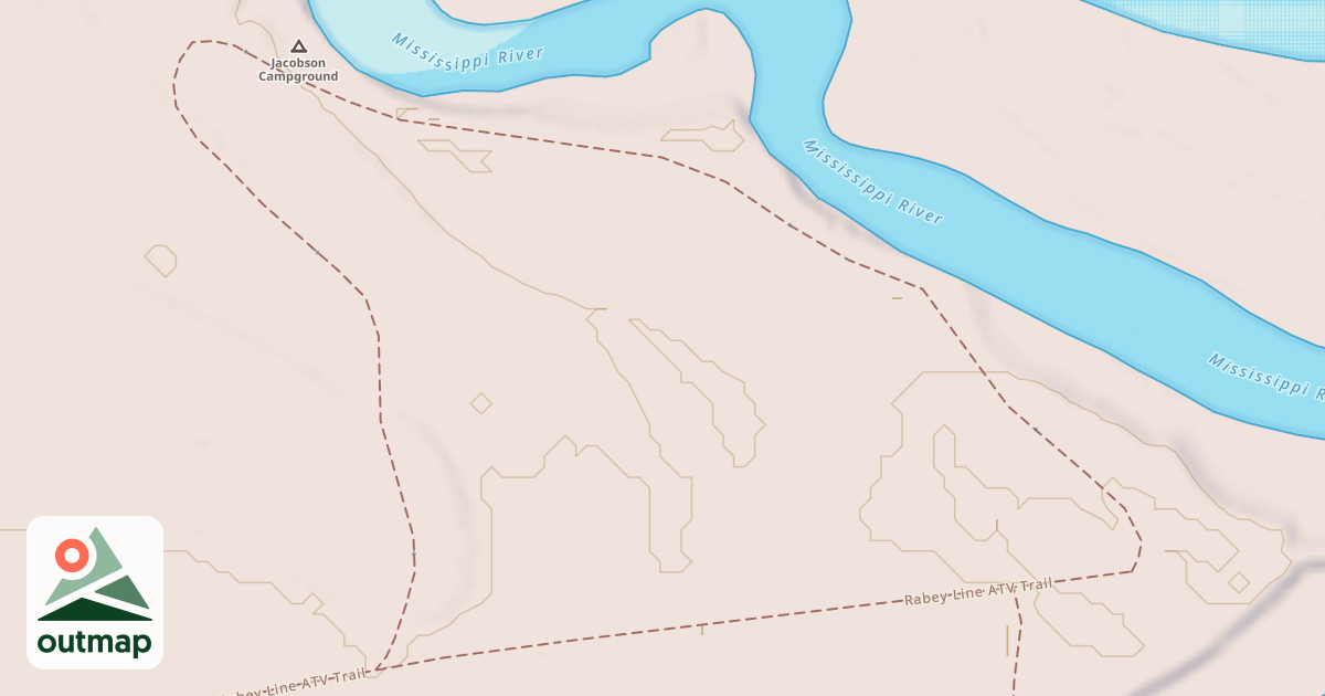 Map of Rabey Line Trail