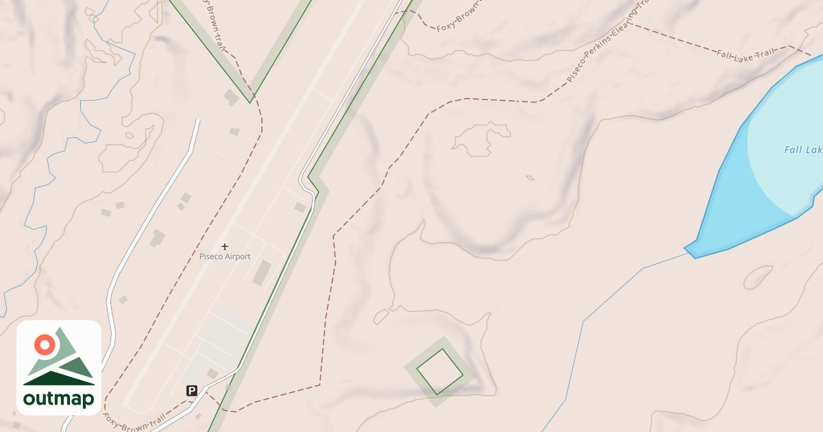 Map of Piseco-Perkins Clearing Trail