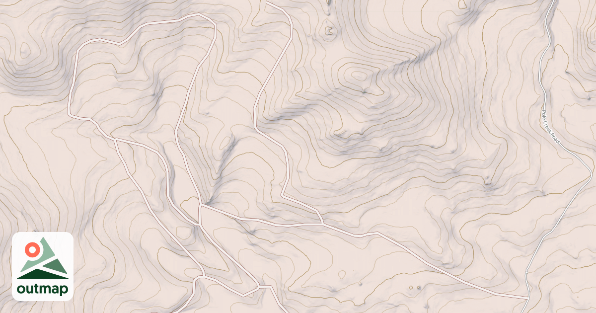 Map of UPPER NORTH FORK