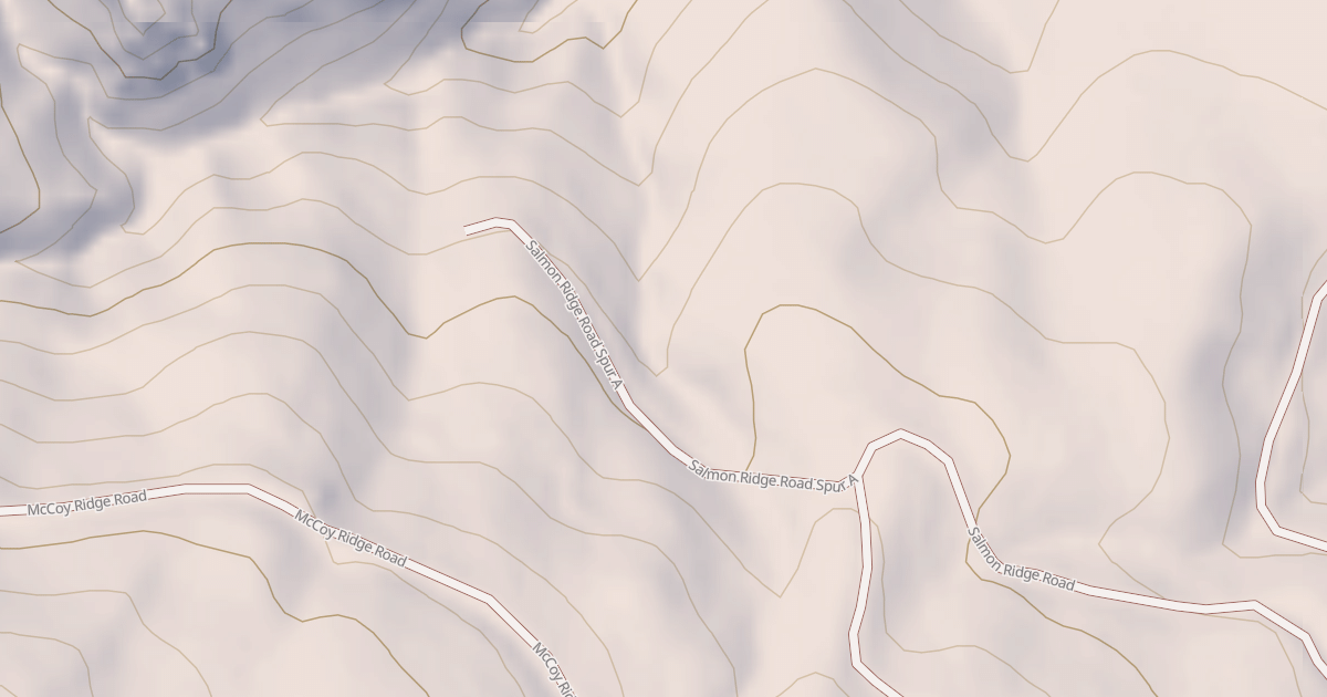 Map preview of SALMON RIDGE SPUR A