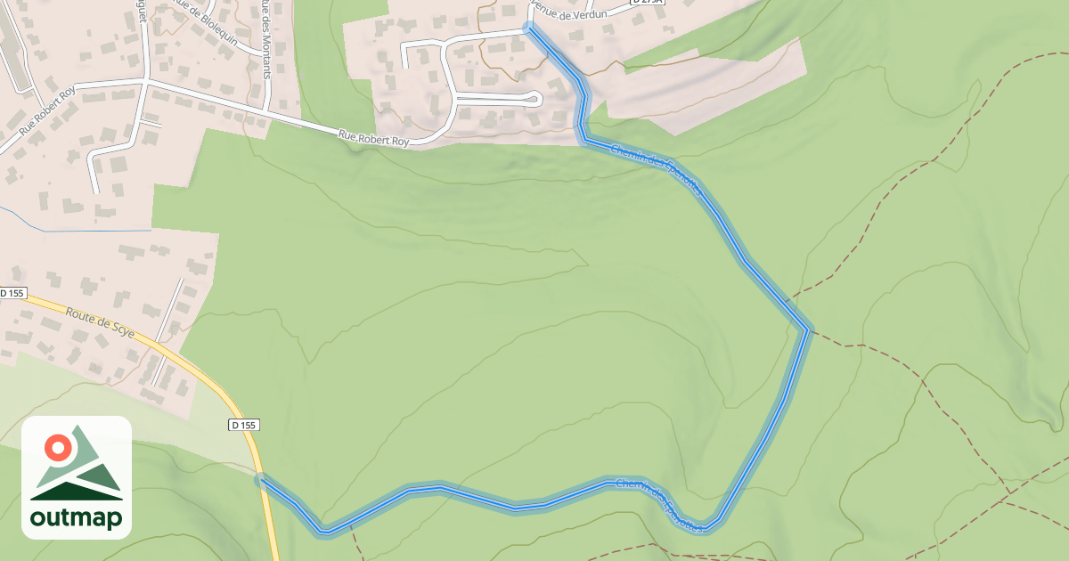 Map of Chemin des Epenottes