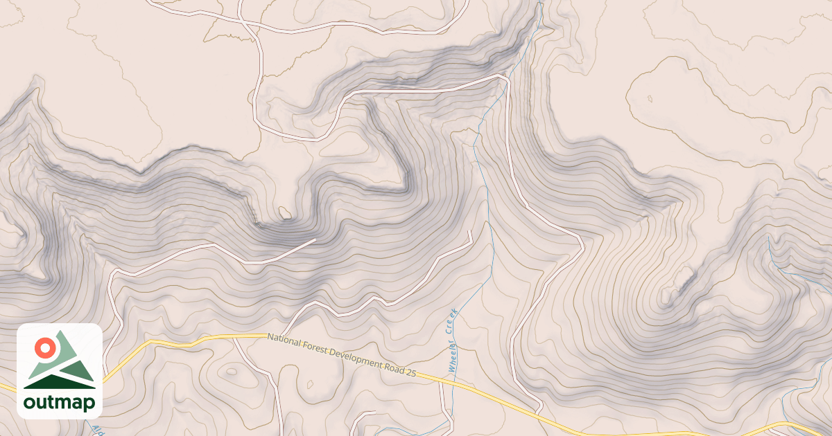 Map of USFS National Forest System Roads {AEB4192D-4E52-4ACA-A2B7-25957EB40739}