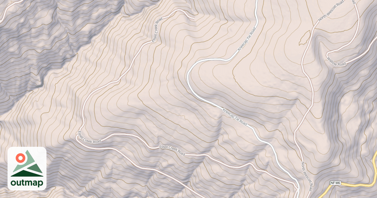 Map of ESTELL CREEK