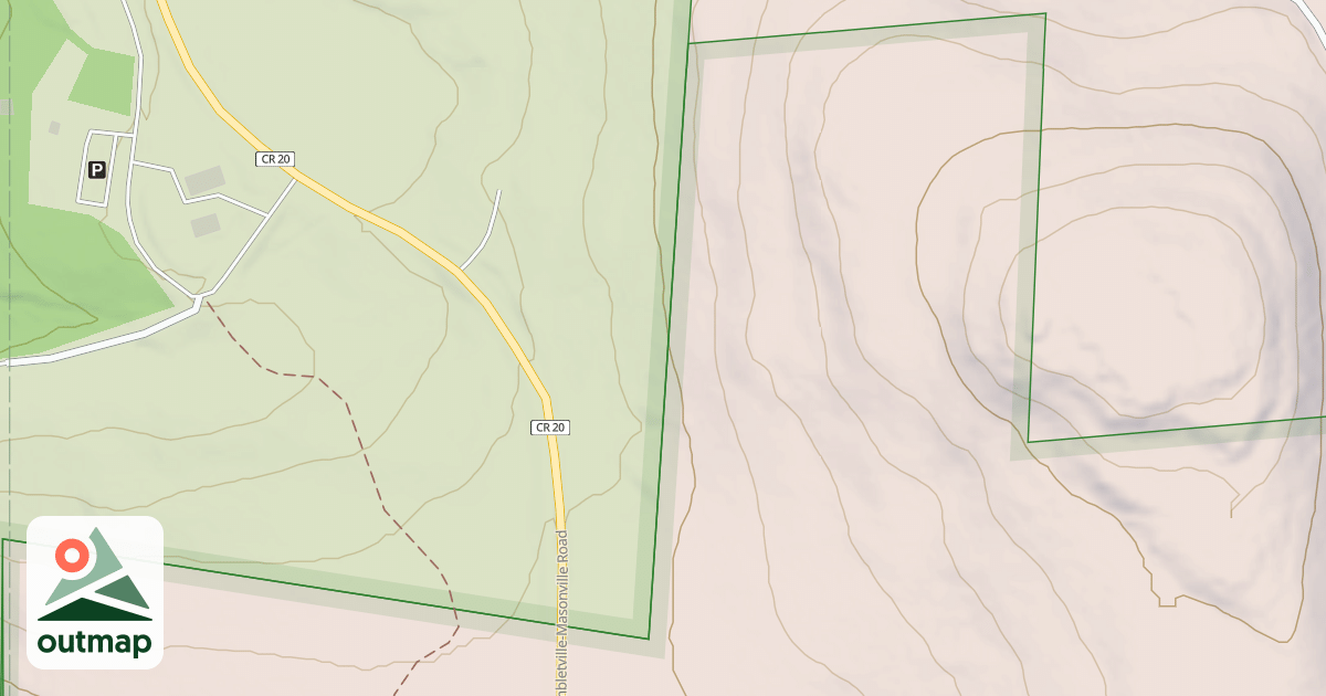 Map of Snowmobile Trail
