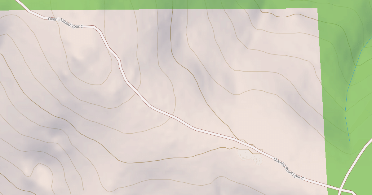 Map preview of OVENLID SPUR C