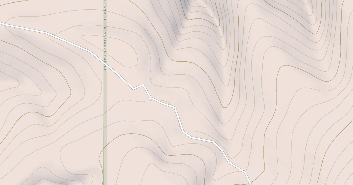 Map preview of FLATHEAD IND TRAIL