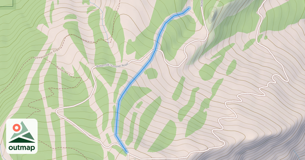 Map of Ridge Trail