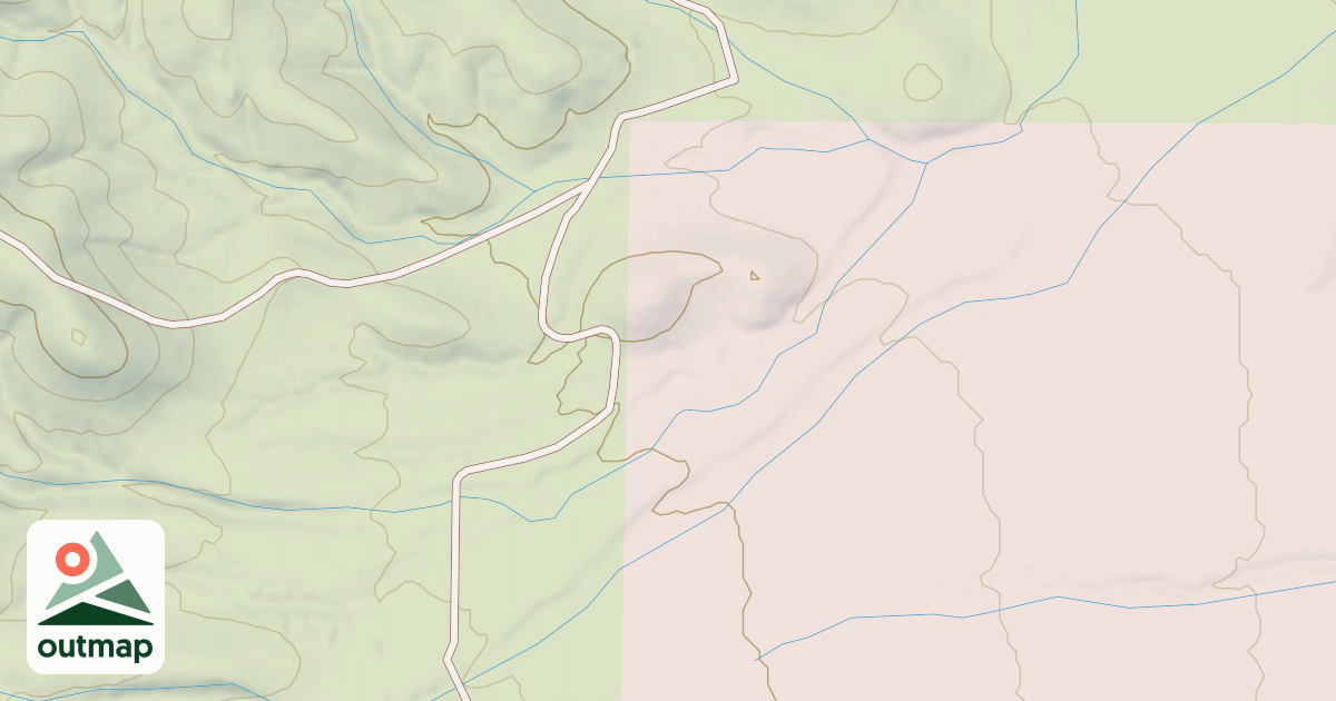Map of 16049: Temblor Ridge