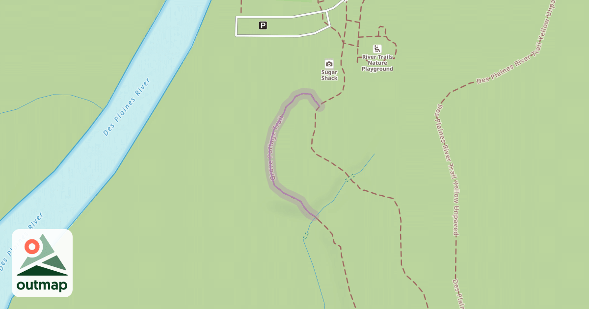 Map of Grove Portage Trail
