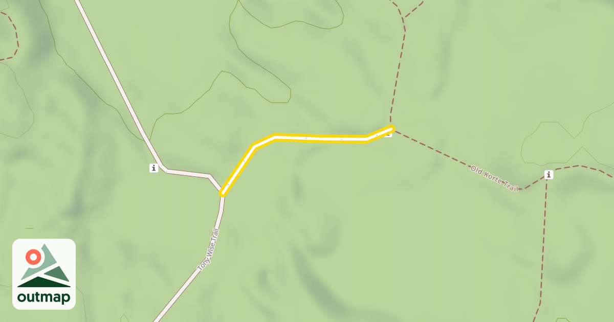 Map of Tony Wise Trail