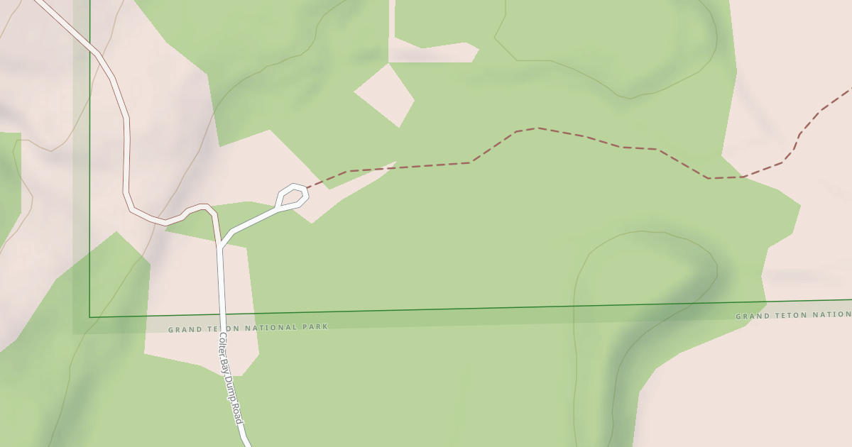 Map preview of COLTER DUMP ROAD