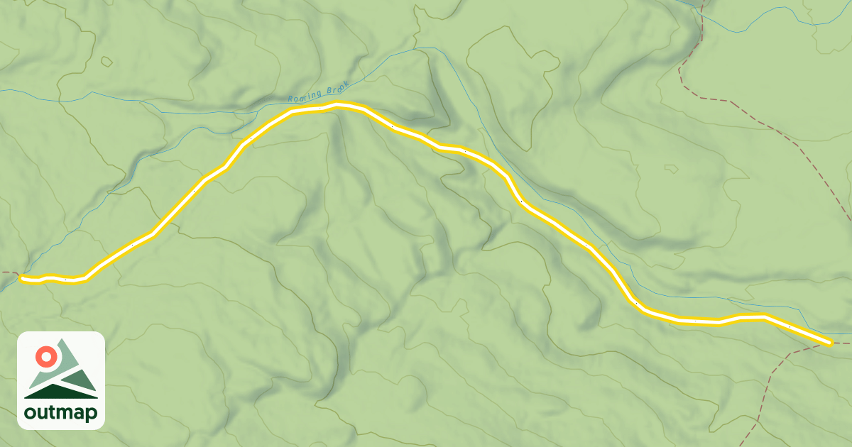 Map of Chimney Pond Trail