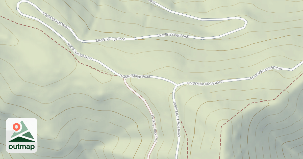 Map of HARDING