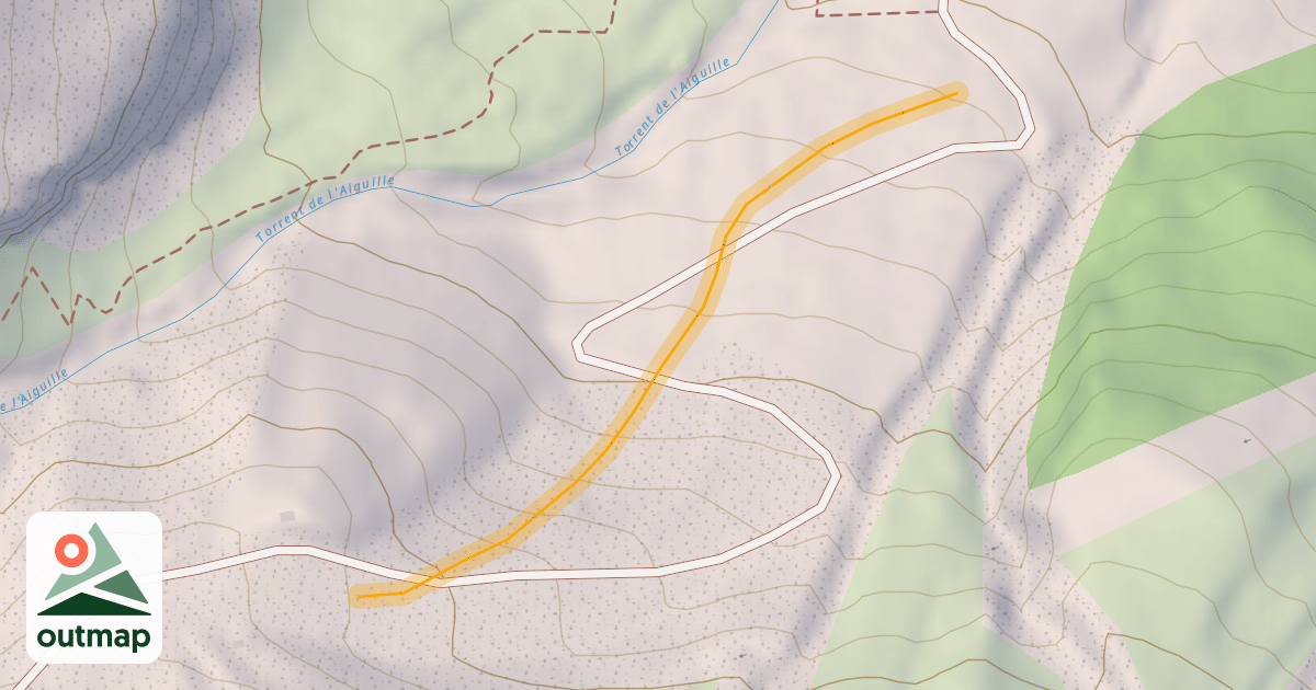 Map of Roche aux fées Hors Piste