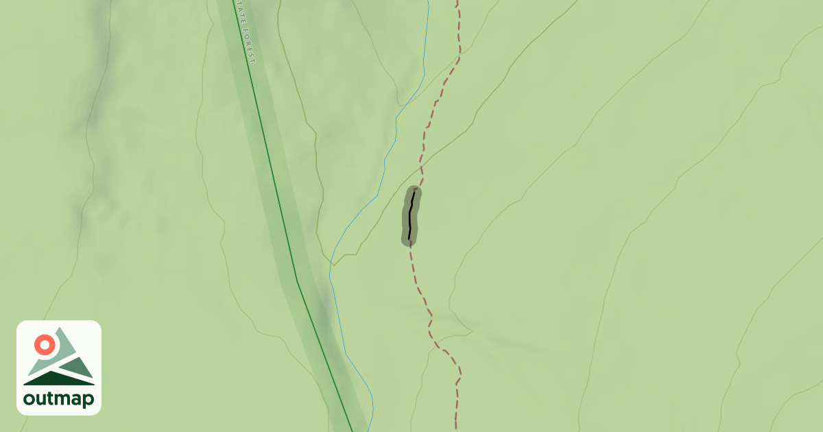 Map of Dennison Run Trail
