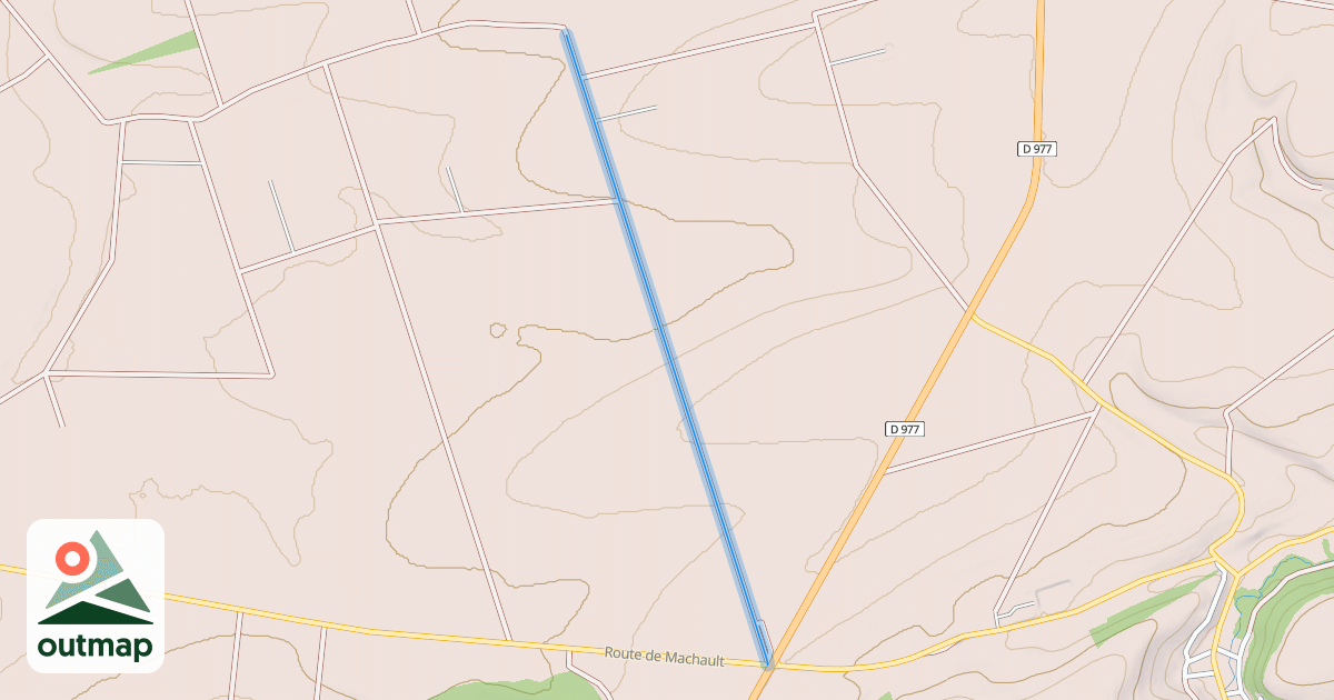 Map of Chemin de Cougnet