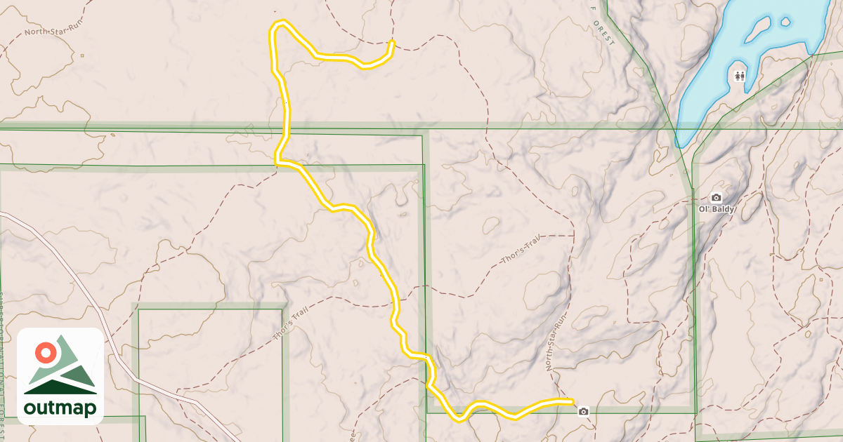 Map of Troll's Way