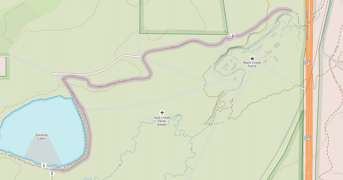 Map preview of Mary Miller Trail
