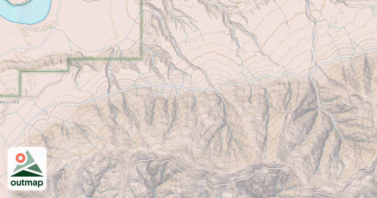 Map of USFS Motor Vehicle Use Map Roads {76B57C95-77B3-479F-99F2-1EF243A81B20}
