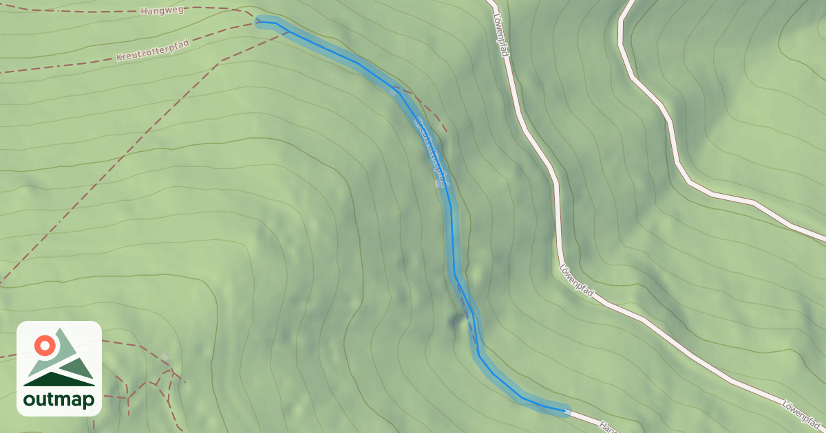 Map of Kreutzotterpfad
