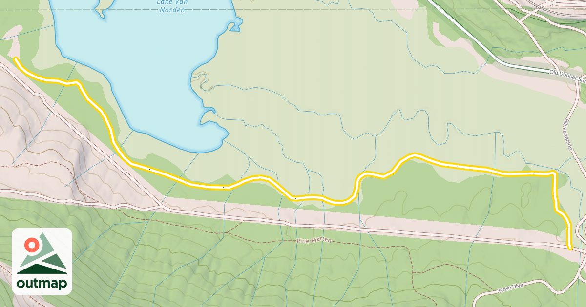 Map of Bill Patterson Loop
