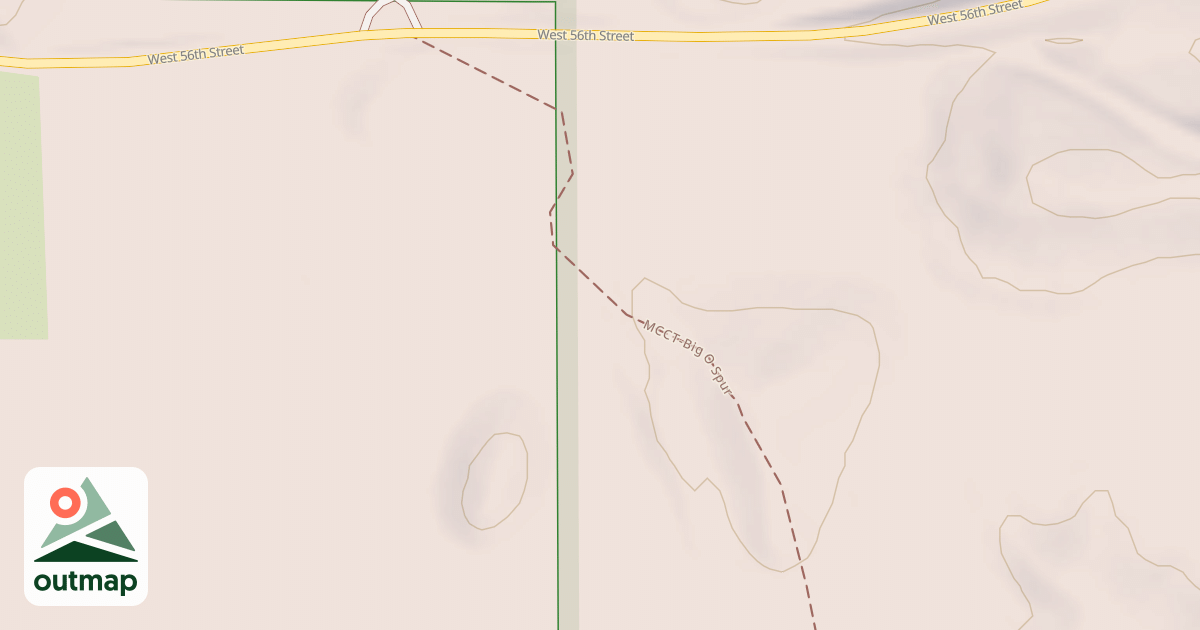 Map of Mcct - Big O Spur