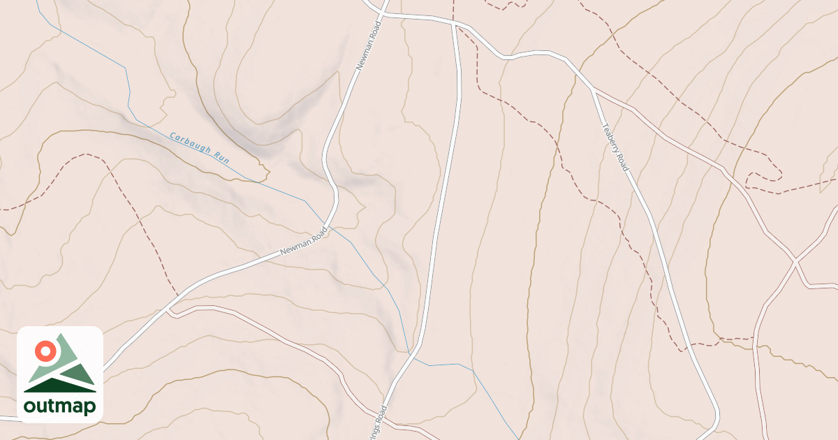 Map of Michaux State Forest – Snowmobile Trail System (Southern)