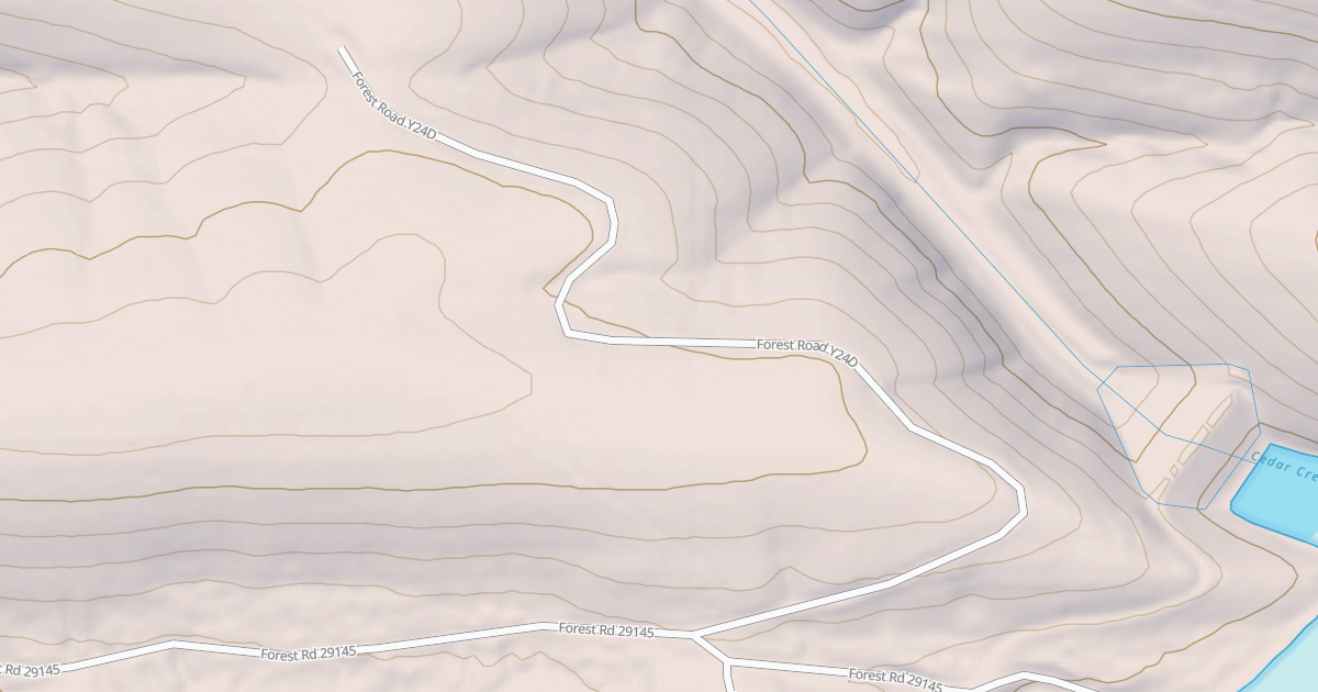 Map preview of NORTH CEDAR CREEK