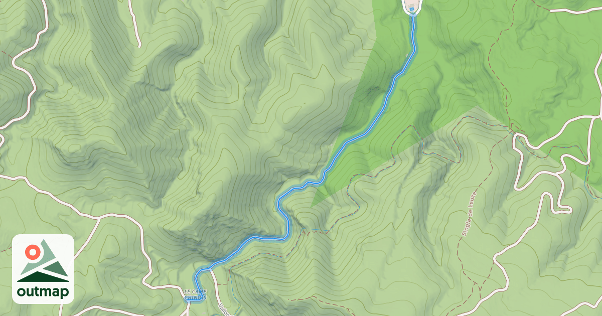 Map of Chemin de Pierrefiche