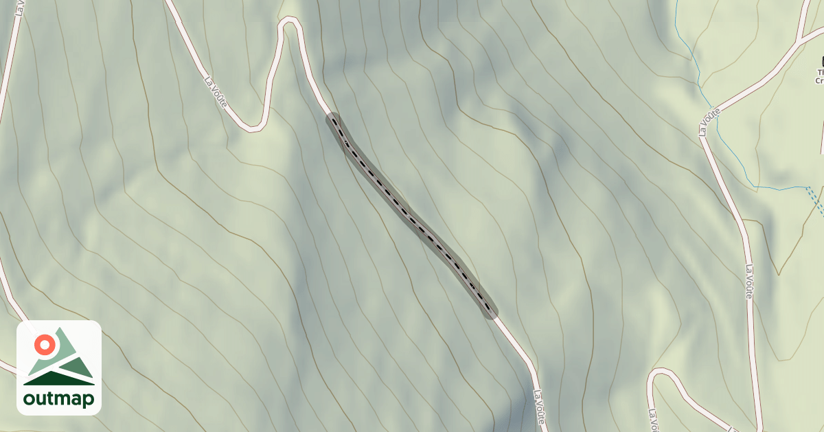 Map of Accès Thuit-Crêtes / Thuit 4