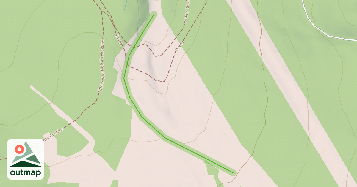 Map of Lonesome Whistle Upper