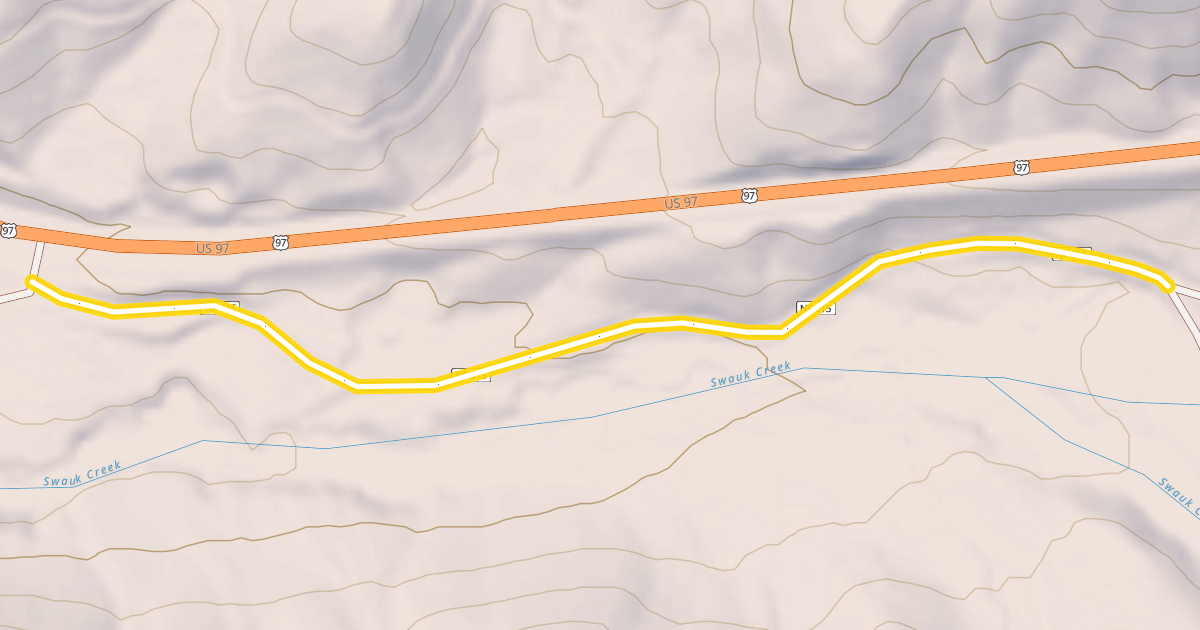 Map preview of Forest Road 9700-615