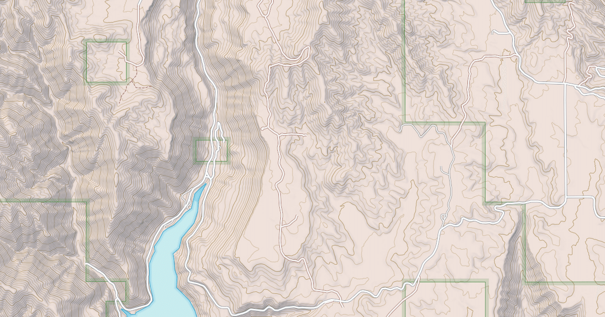 Map preview of Lake Creek Jeep Trail
