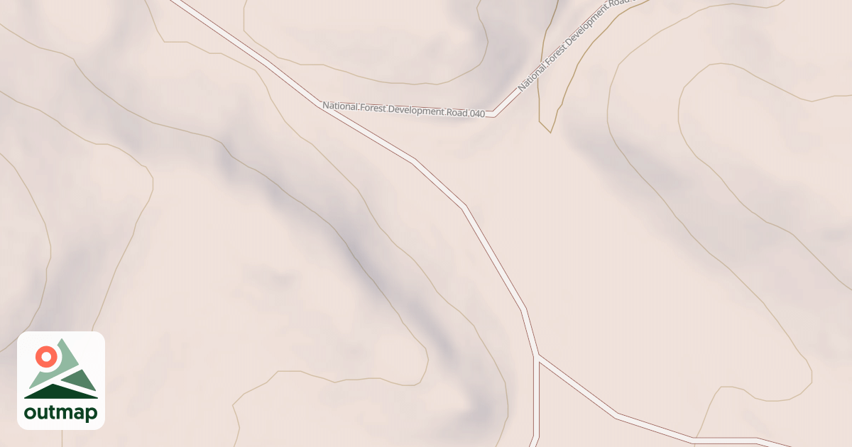 Map of USFS National Forest System Roads {A35EC299-F3CD-4943-A3A3-37F876BA9A7A}