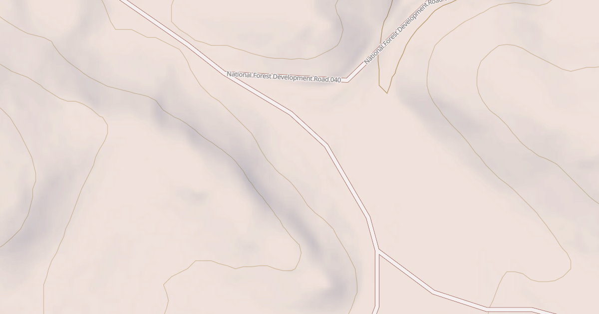 Map preview of USFS National Forest System Roads {A35EC299-F3CD-4943-A3A3-37F876BA9A7A}