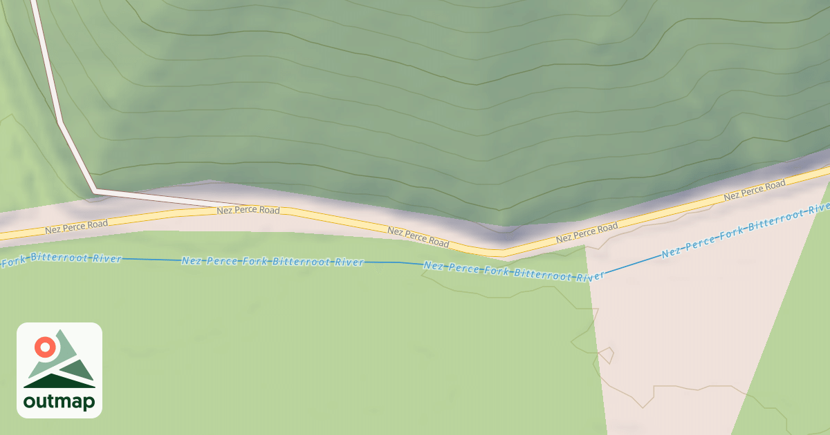 Map of (FDR) NEZ PERCE TRAIL