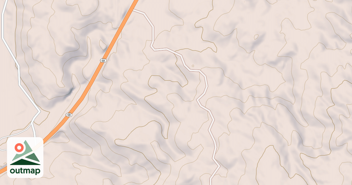 Map of Rinconada Hill Trail