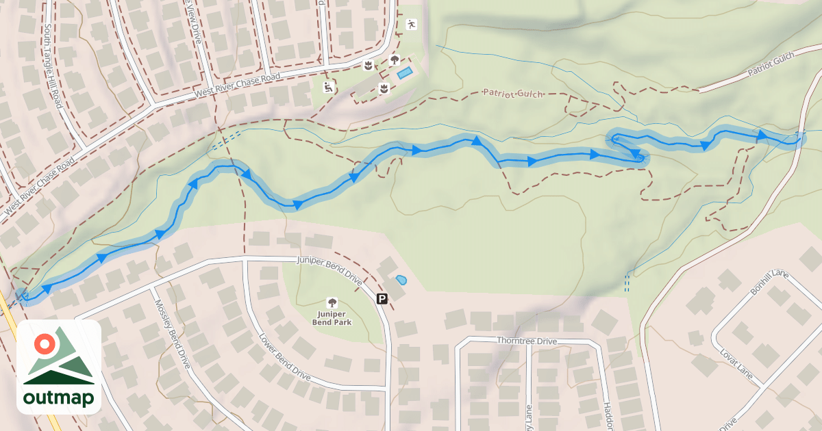 Map of Juniper Flow