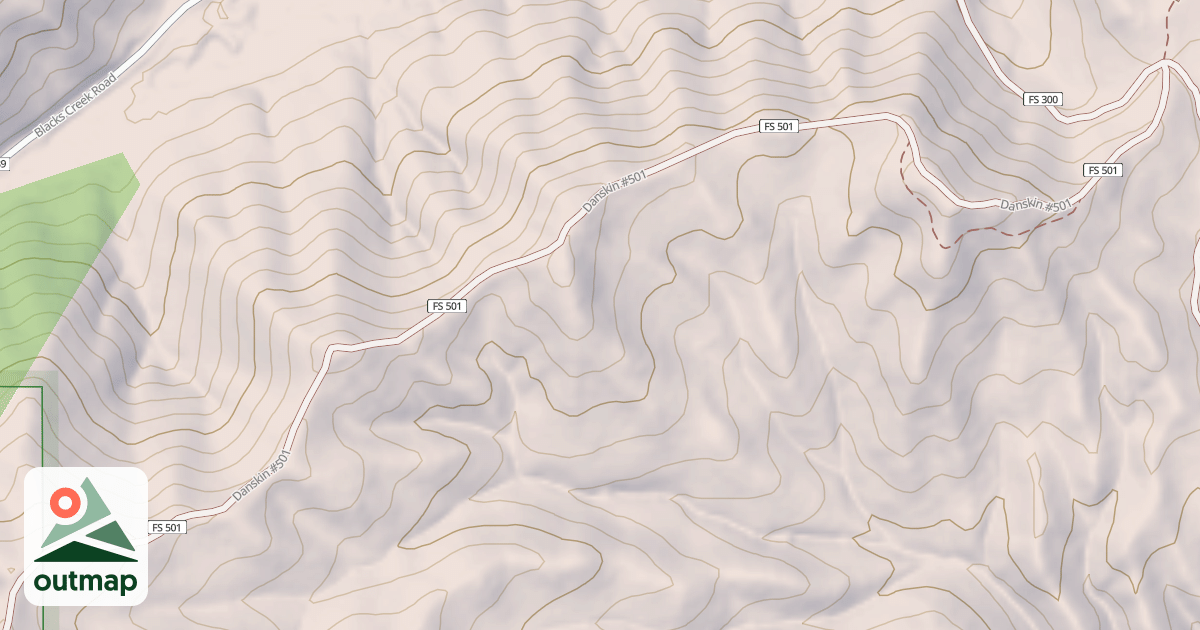 Map of Danskin #501