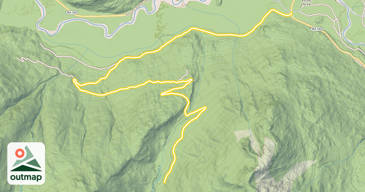 Map of Forest Road 3071