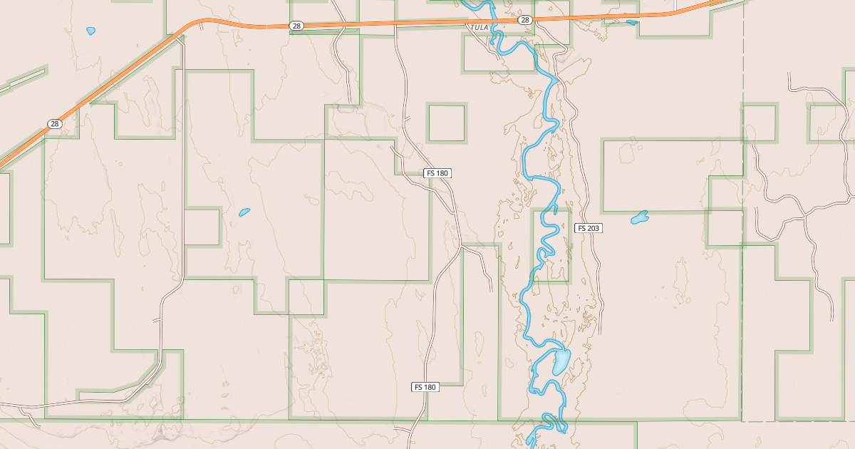 Map preview of FDR180