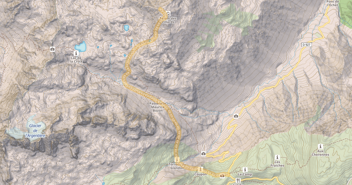 Map preview of Cime du Sambuis — Col du Glandon