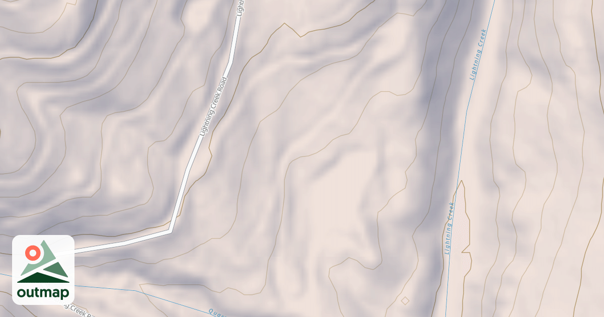 Map of LOWER QUARTZ