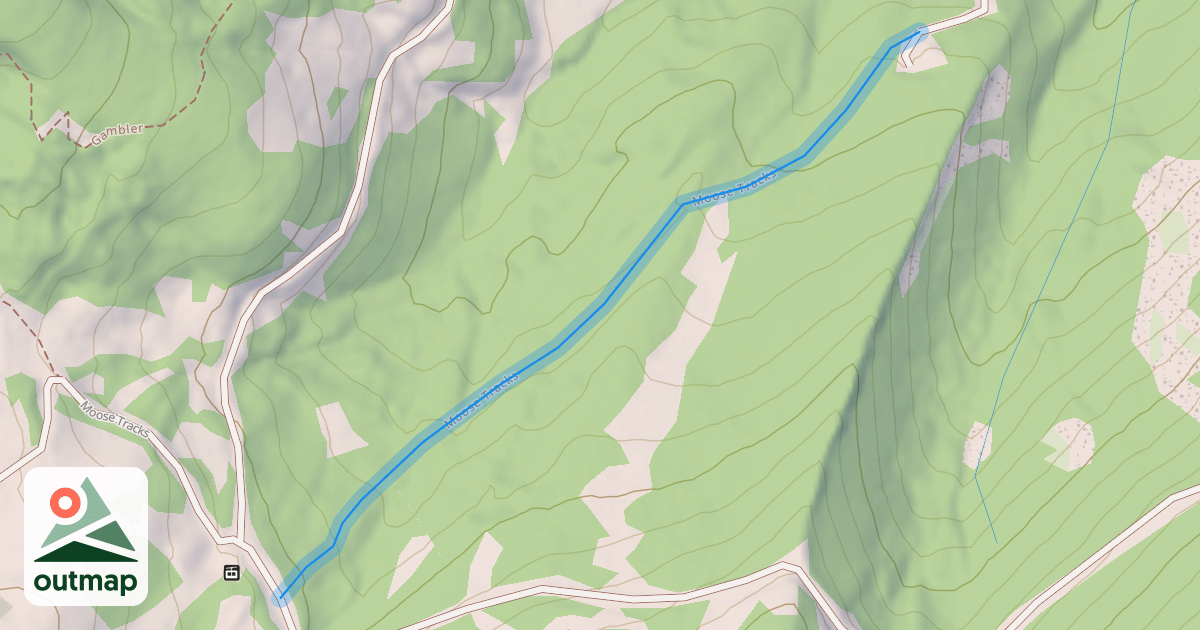Map of Moose Tracks