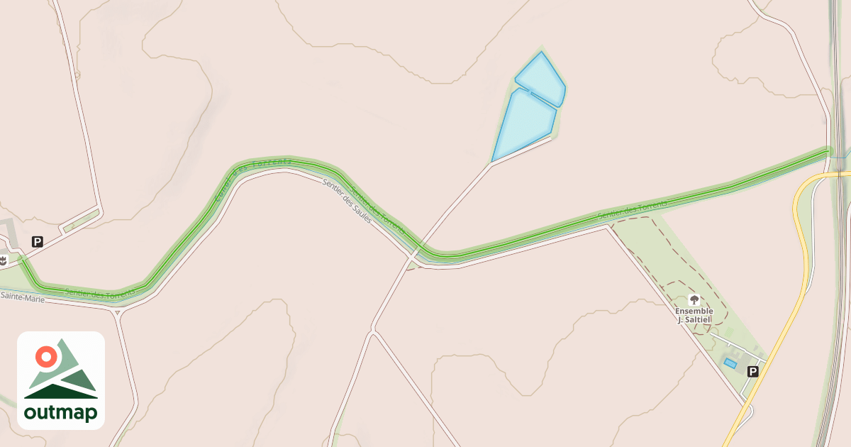 Map of Sentier des Torrents