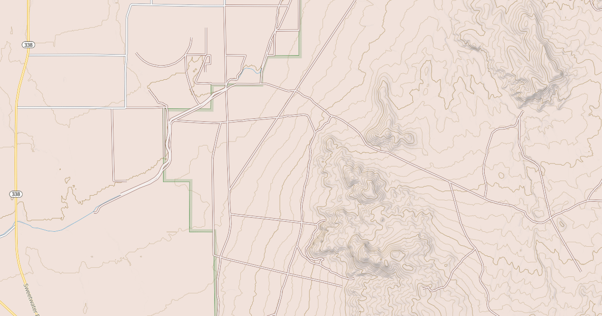 Map preview of MICKEY CANYON SPRING ROAD