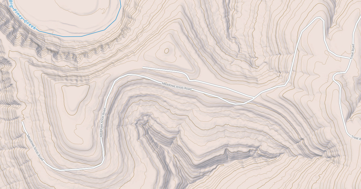 Map preview of NEWTON KNOB