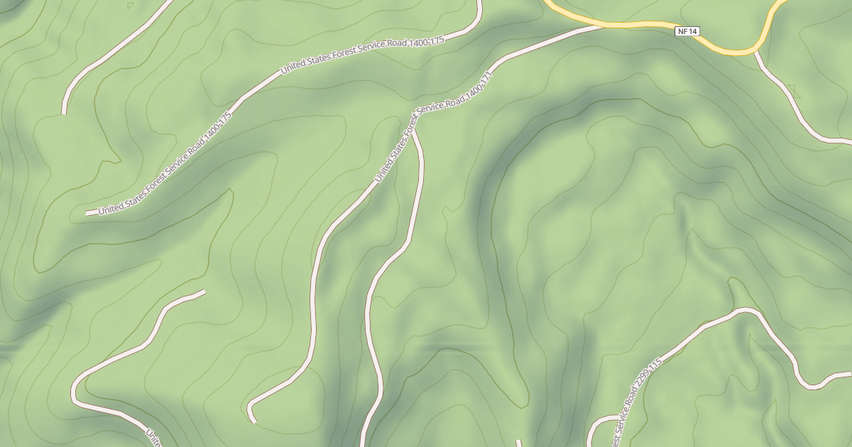 Map preview of USFS National Forest System Roads {FE5DCAF7-2BD9-47F7-88C3-EA32F0A73A01}