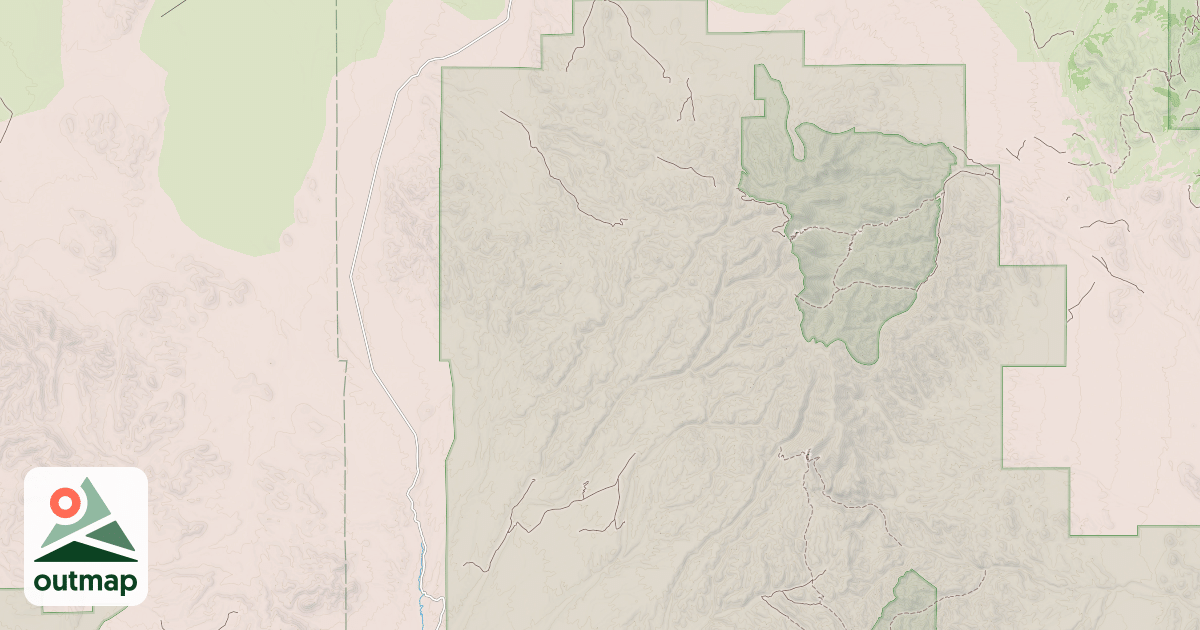 Map of BEAR TRAP CANYON